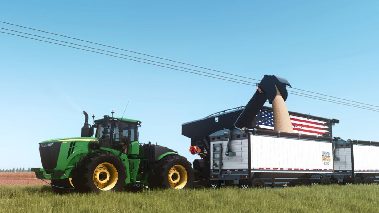 Ефективний Мод Balzer Field Floater 7 Grain Cart для Farming Simulator 25