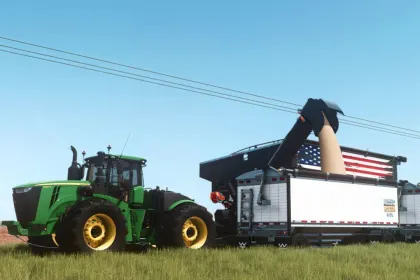 Ефективний Мод Balzer Field Floater 7 Grain Cart для Farming Simulator 25 — 4