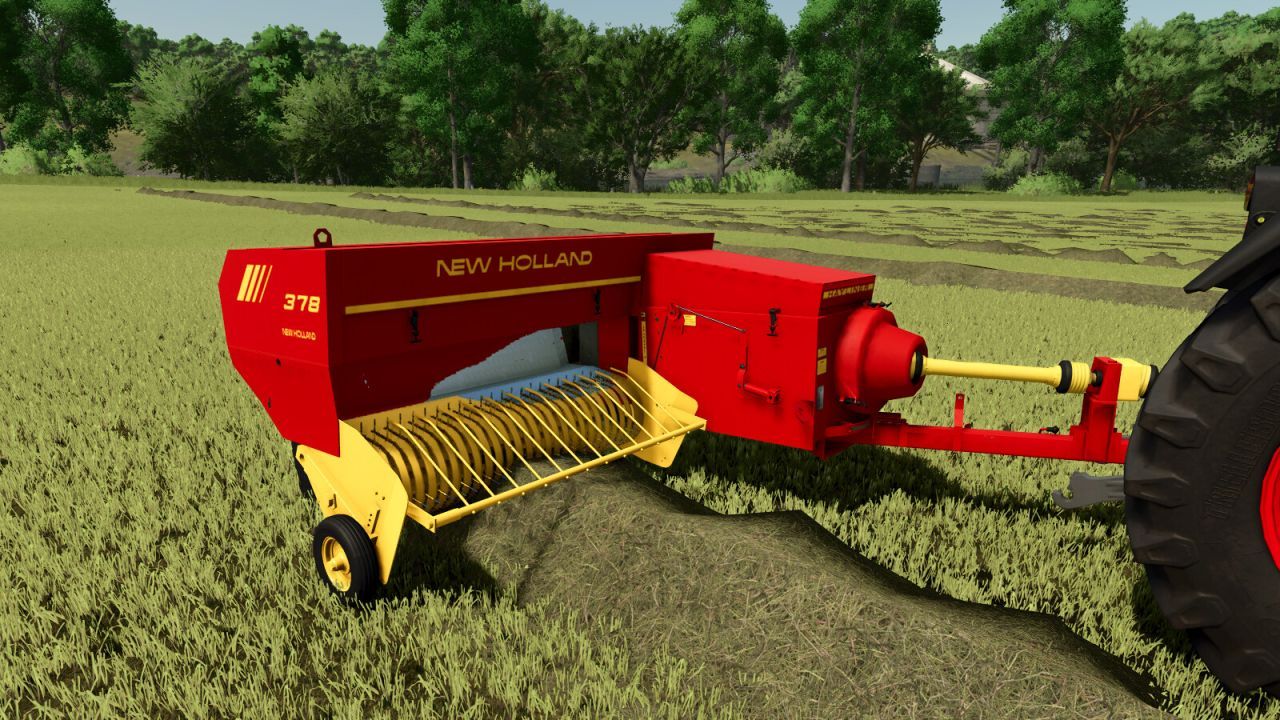 Ефективний Прес New Holland Hayliner 378 для Farming Simulator 25