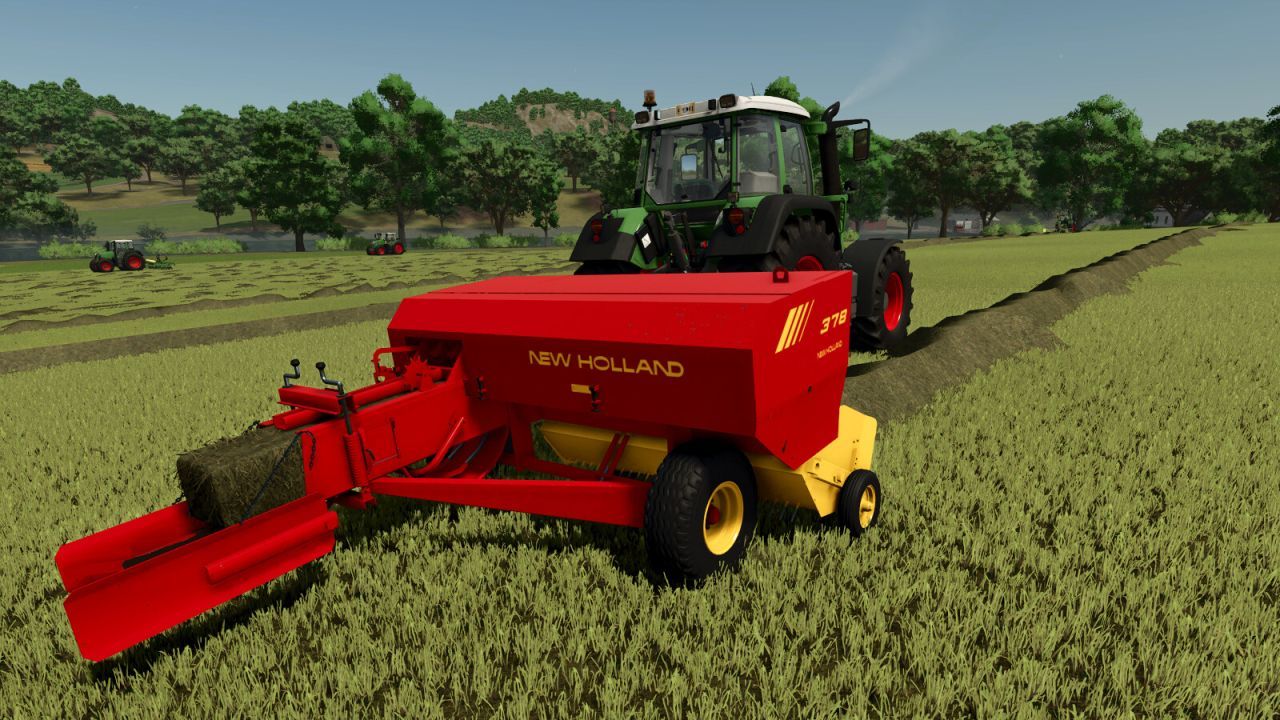 Ефективний Прес New Holland Hayliner 378 для Farming Simulator 25