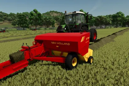 Effizienter Presse New Holland Hayliner 378 für Farming Simulator 25 — 2