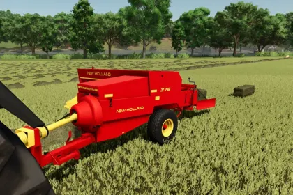 Effizienter Presse New Holland Hayliner 378 für Farming Simulator 25 — 3