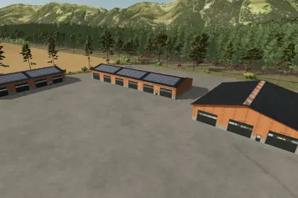 Efektywny Mod na Drivethrough Halls Pack dla Farming Simulator 25