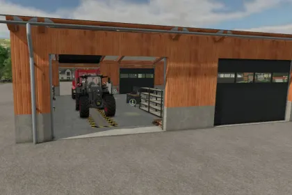 Ефективний Мод на Drivethrough Halls Pack для Farming Simulator 25 — 2