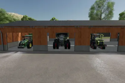 Ефективний Мод на Drivethrough Halls Pack для Farming Simulator 25 — 5
