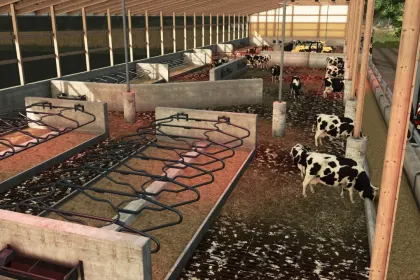 Efektywna Szklarnia Monoslope Barn dla Farming Simulator 25