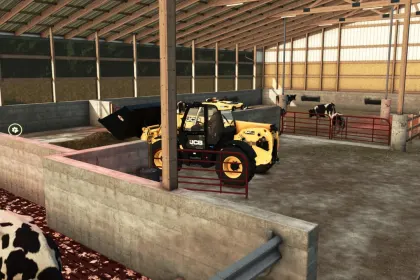Efficient Monoslope Barn Greenhouse for Farming Simulator 25 — 2