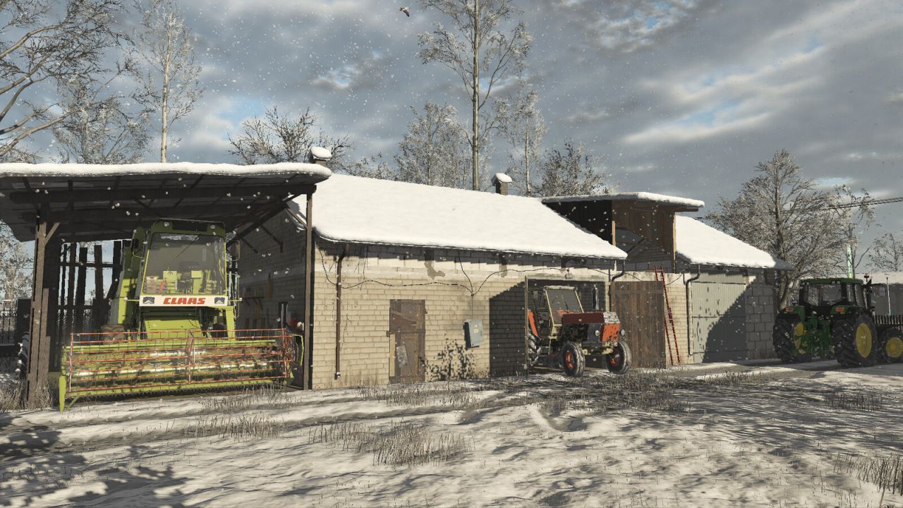 Новий Мод Brick Garage для Farming Simulator 25 – Ідеальний Гараж для Ваших Машин