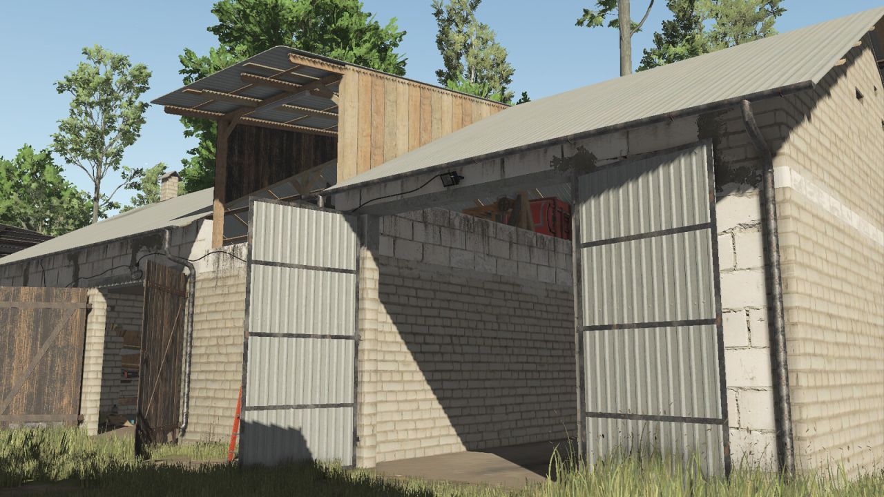 Новий Мод Brick Garage для Farming Simulator 25 – Ідеальний Гараж для Ваших Машин