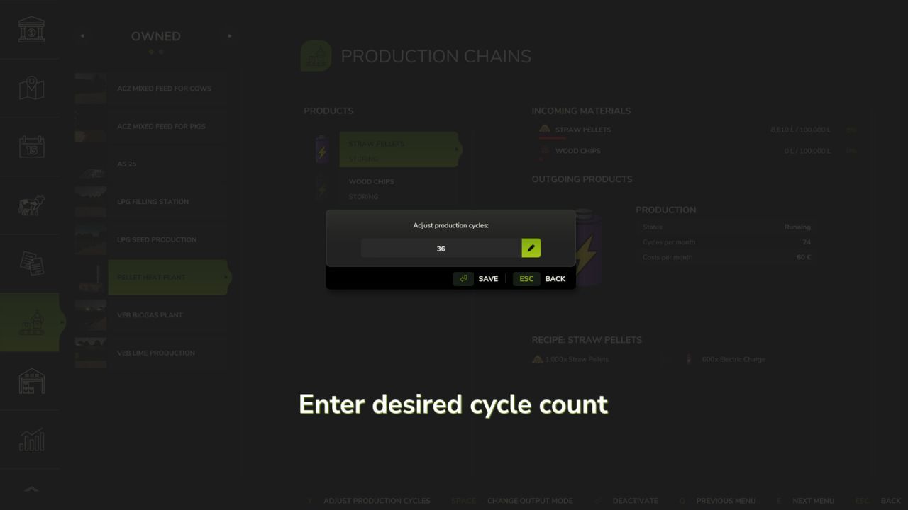 Ефективний Мод на Налаштування Виробничих Точок для Farming Simulator 25