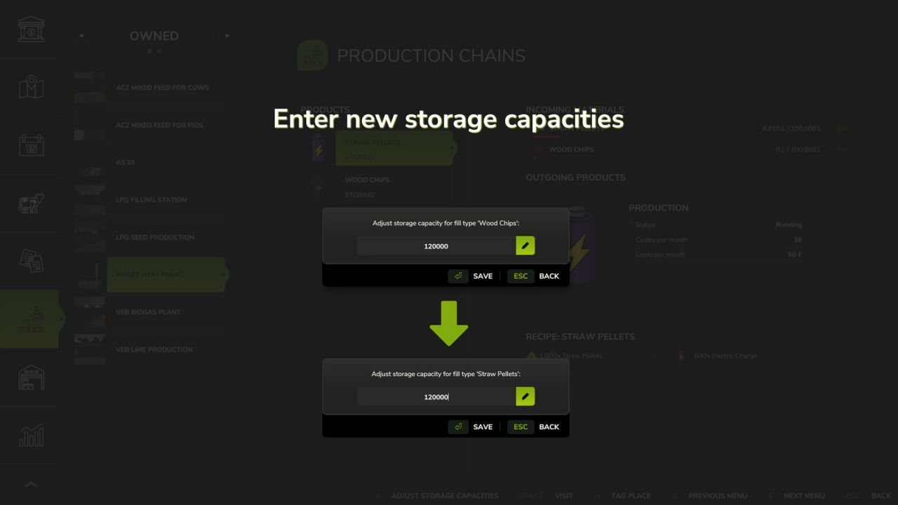 Ефективний Мод на Налаштування Виробничих Точок для Farming Simulator 25
