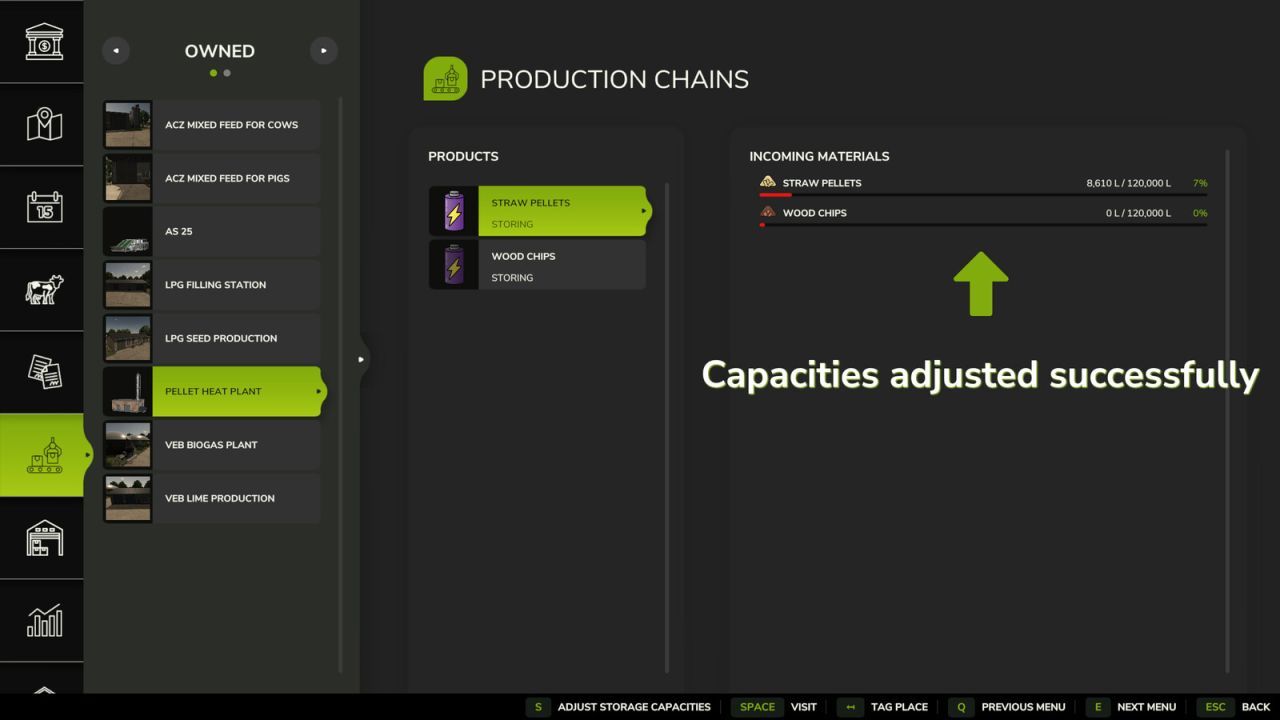 Ефективний Мод на Налаштування Виробничих Точок для Farming Simulator 25