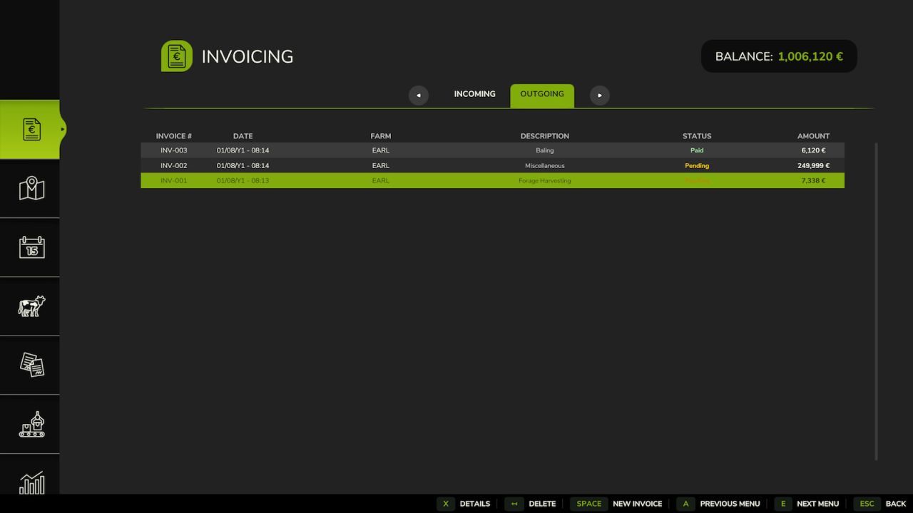 Ефективний Мод на Рахунки для Farming Simulator 25