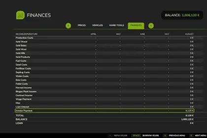 Ефективний Мод на Рахунки для Farming Simulator 25 — 6