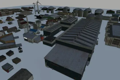 Efficient All Buildings Prefab Mod for Farming Simulator 25 — 2