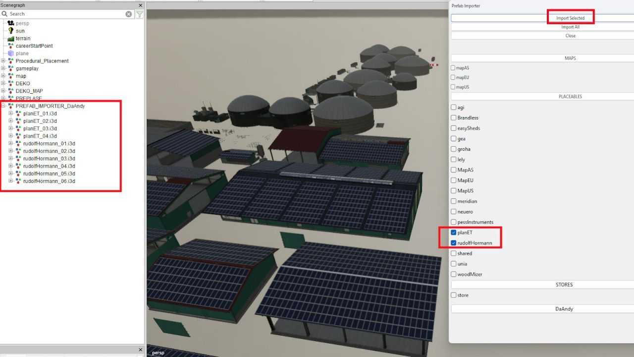 Ефективний Мод All Buildings Prefab для Farming Simulator 25