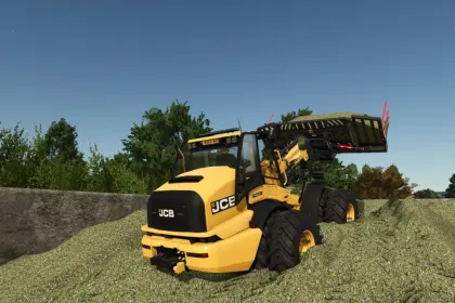 Effizienter Teleskoplader JCB TM 420S für Farming Simulator 25