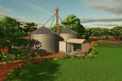 Efektywny Silos Grain Silo BR dla Farming Simulator 25