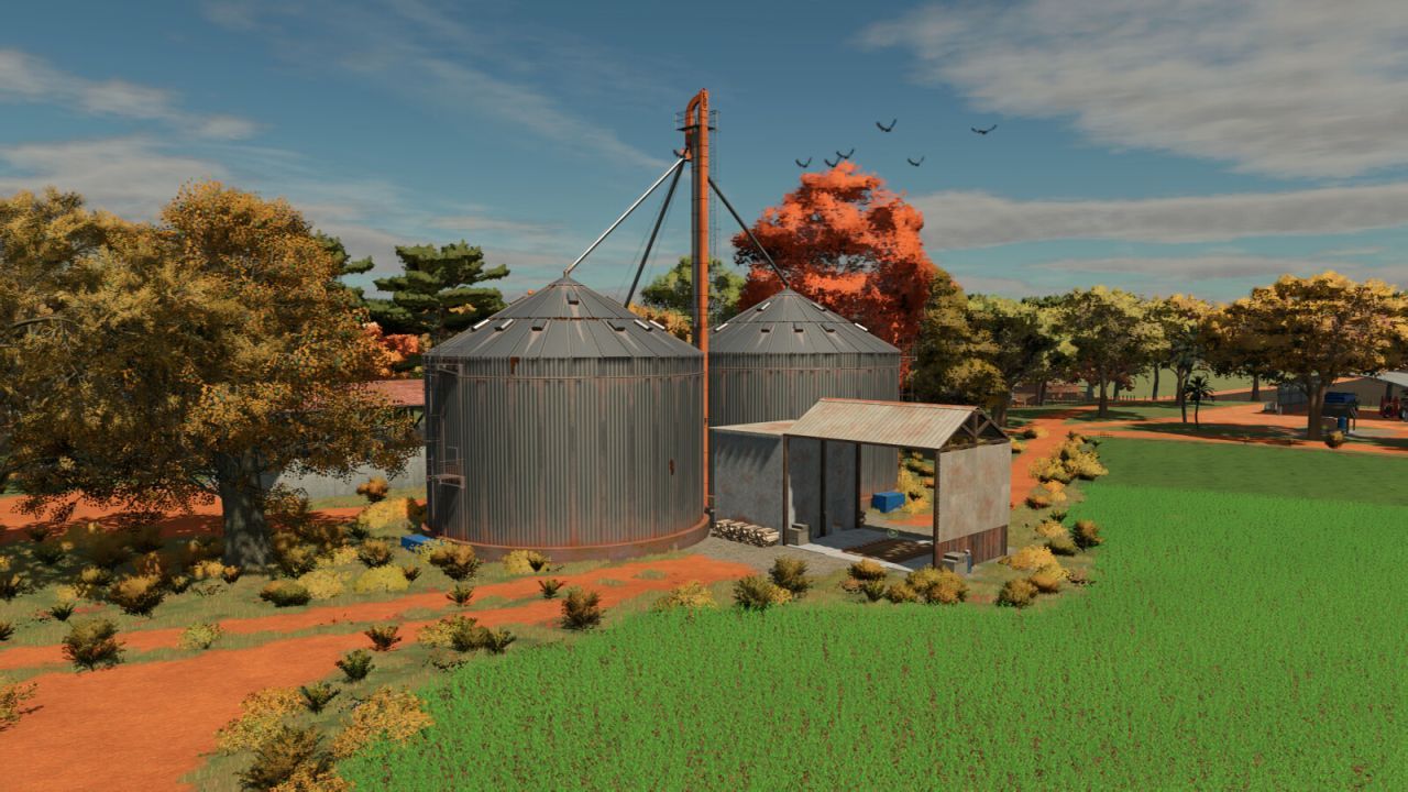 Ефективний Силос Grain Silo BR для Farming Simulator 25