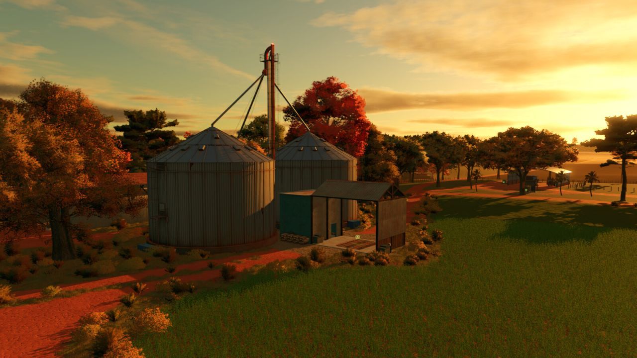 Ефективний Силос Grain Silo BR для Farming Simulator 25
