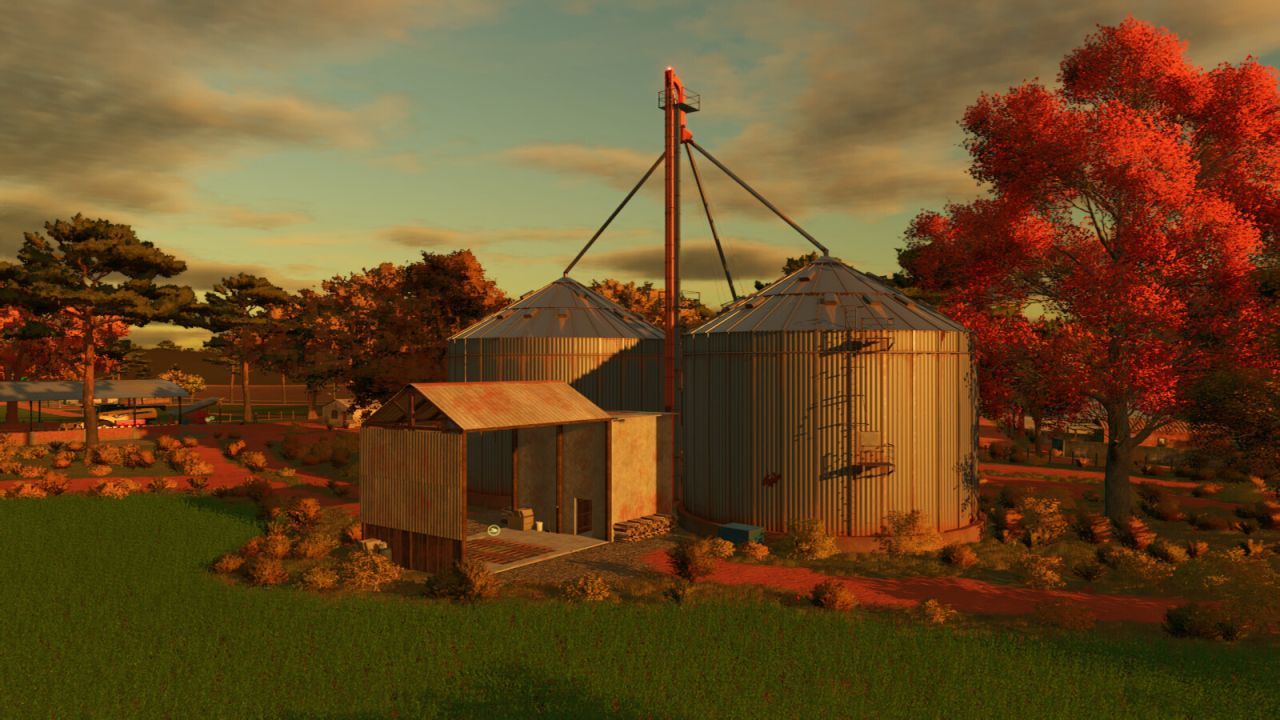 Ефективний Силос Grain Silo BR для Farming Simulator 25