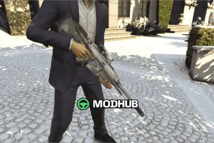 Waffe: Atemberaubender Zukunft Grim Reaper Hunter GTA 5 Mod