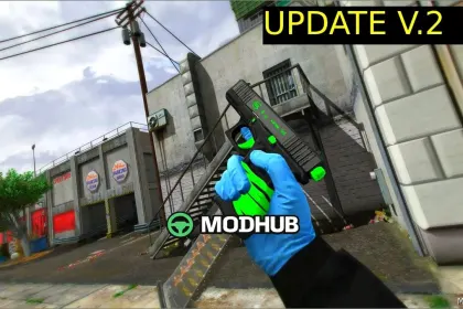 Glock 19 GEN 5 mit Atemberaubender Textur (ALLE 14 Farben) V2.0