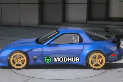 Mazda RX 7 ROB Dahm - Вражаючий автомобільний мод для GTA V