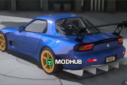 Mazda RX 7 ROB Dahm - Вражаючий автомобільний мод для GTA V