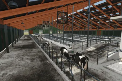 Ефективна Ферма Виробництва Молока для Farming Simulator 25