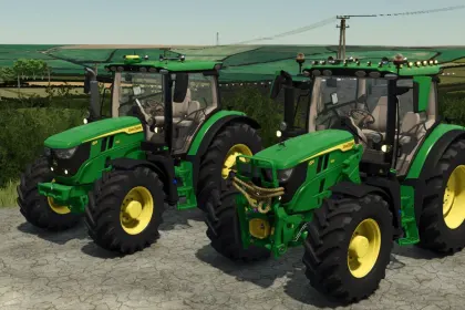 Effizienter Traktor John Deere 6R 110-150 für hohe Produktivität