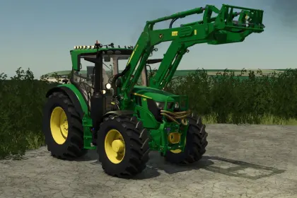 Effizienter Traktor John Deere 6R 110-150 für hohe Produktivität