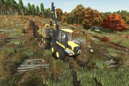 Потужний Мод Ecolog 594F для Farming Simulator 25 - Ваш Найкращий Помічник!