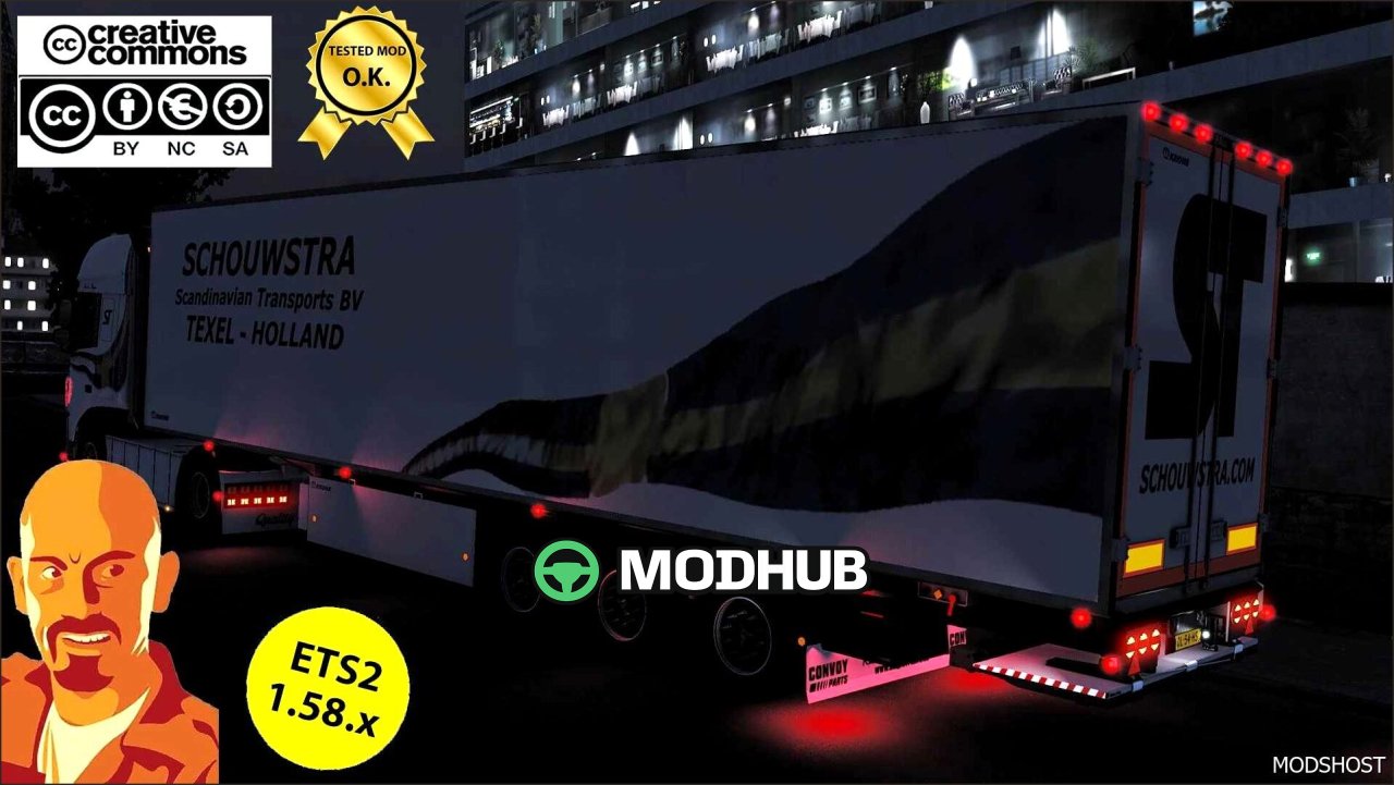 Круті трейлери Krone Cool Liner Schowstra 1.58