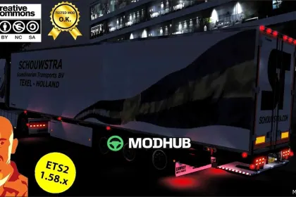 Круті трейлери Krone Cool Liner Schowstra 1.58