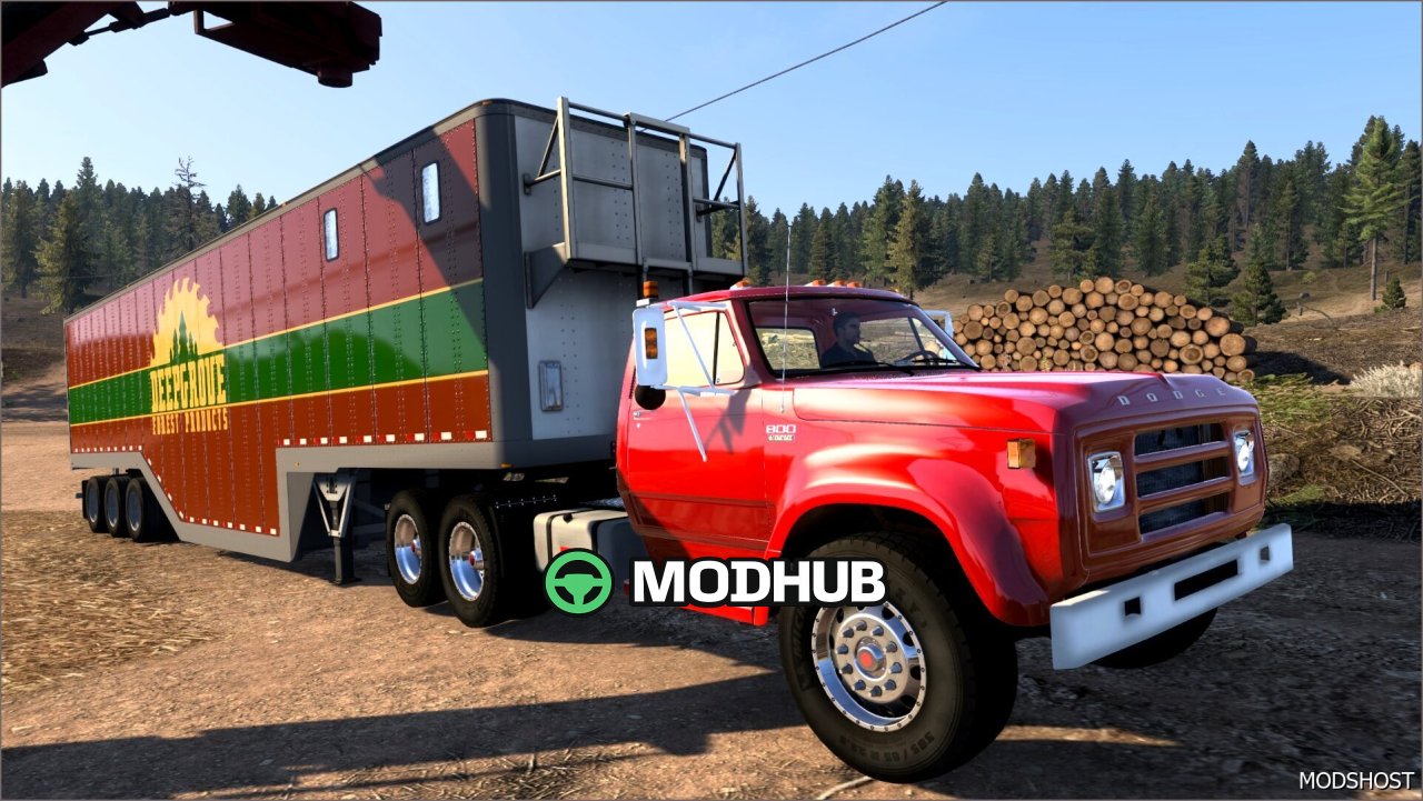 Трактор Dodge D800 Версія 2.2 – Потужний і стильний