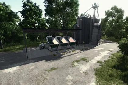Змішувальний завод кормів для ВРХ (виробництво TMR) для Farming Simulator 25