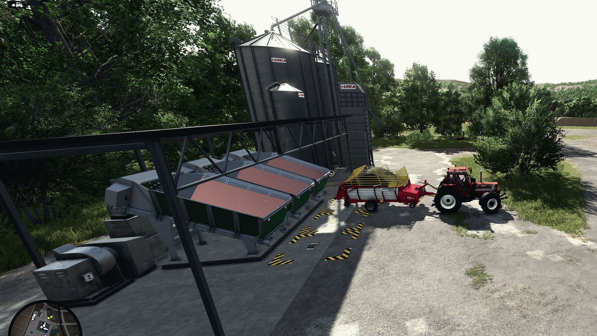 Futtermischanlage für Rinder (TMR-Produktion) für Farming Simulator 25