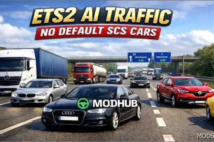 Mod AI Traffic NO Default SCS Cars - Unikalny i ulepszony