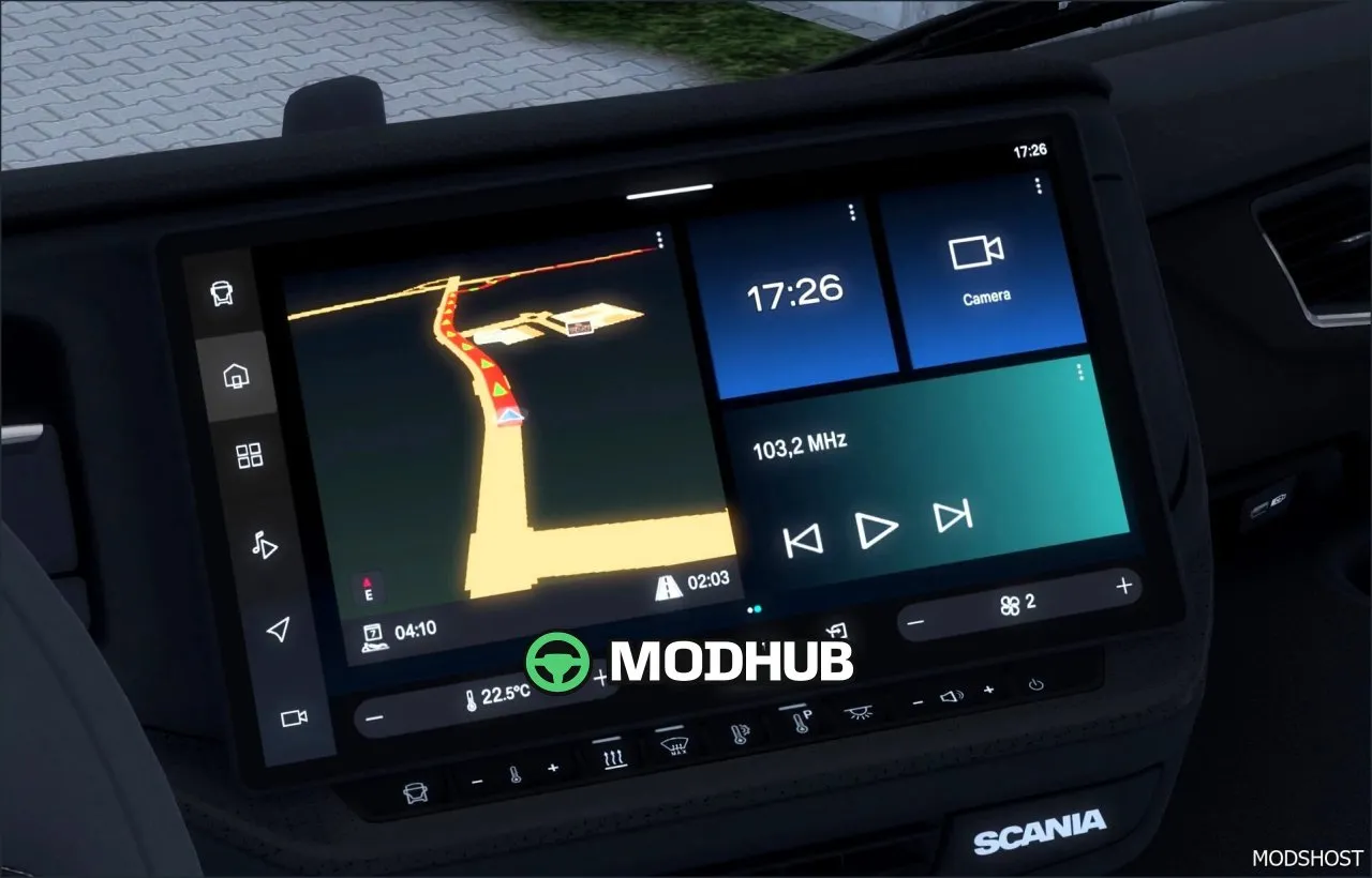 Realistic Scania Smartdash V1.651 - Enhanced Part Mod