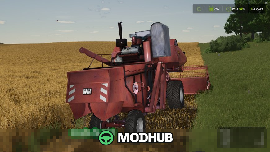 Мод на комбайн Нива СК-6 Колос v1.0.0.0 для Фермер Симулятор 25