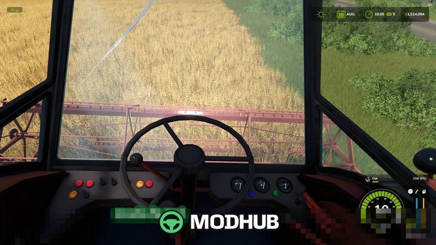 Мод на комбайн Нива СК-6 Колос v1.0.0.0 для Фермер Симулятор 25