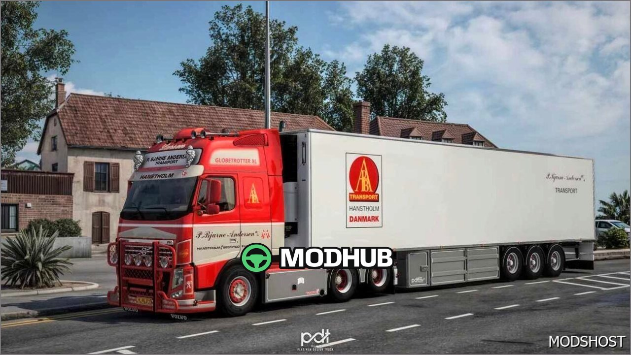 Вантажівка Volvo FH3 P.bjarne Andersen V6.0 – потужна та стильна