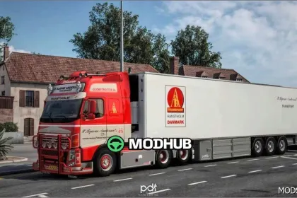 Вантажівка Volvo FH3 P.bjarne Andersen V6.0 – потужна та стильна