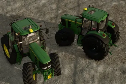 John Deere 6030 V2 для Farming Simulator 25 — 4
