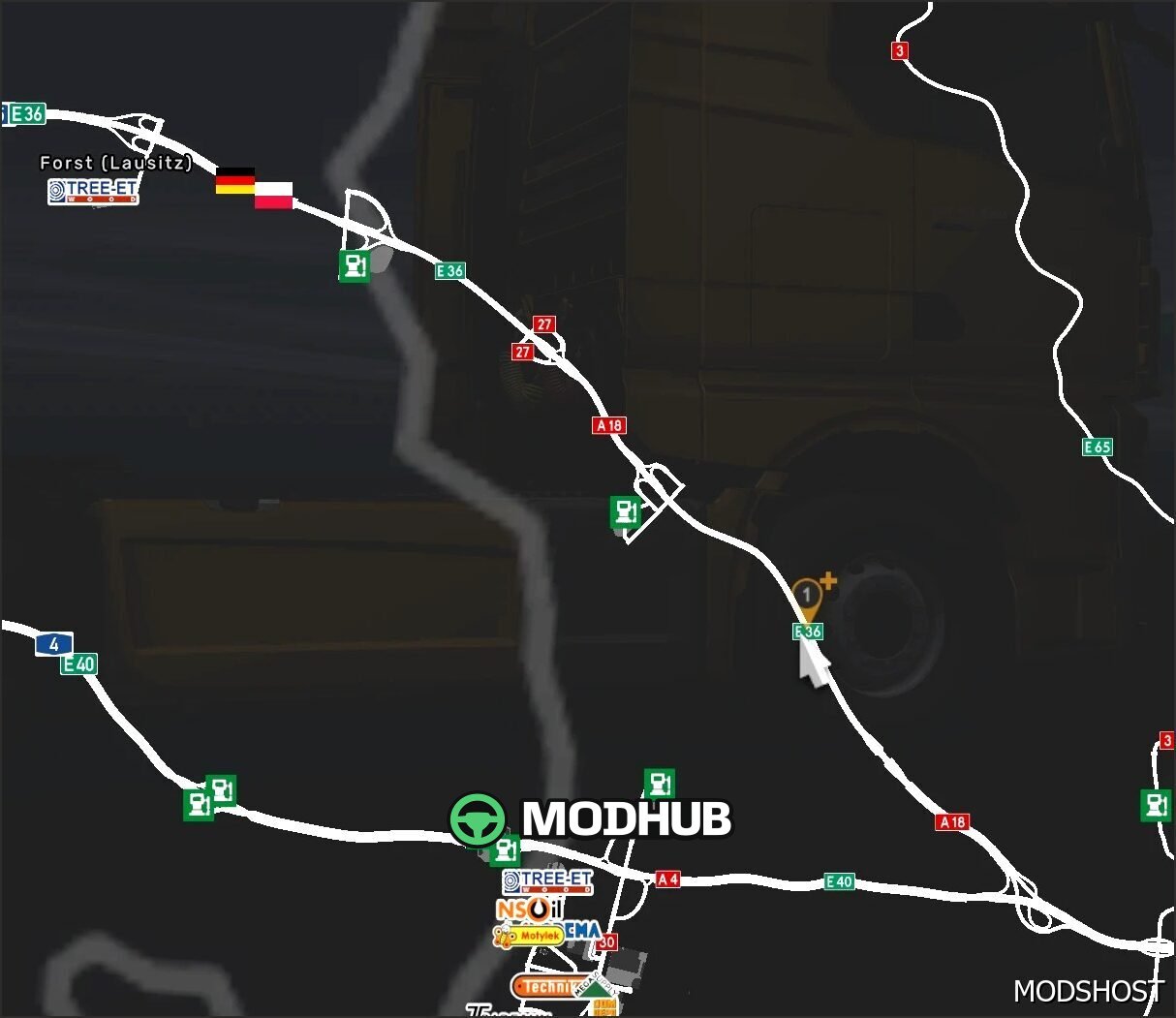 Оновлений E36 – Додаток до Promods 1.58 для карти ETS2