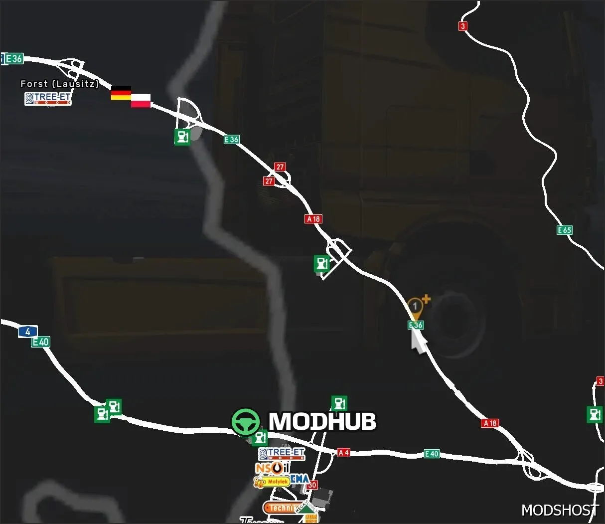 Оновлений E36 – Додаток до Promods 1.58 для карти ETS2