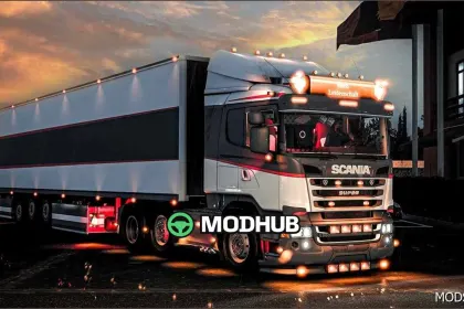 Scania R560 + Przyczepa 1.58 - Imponujący Mod