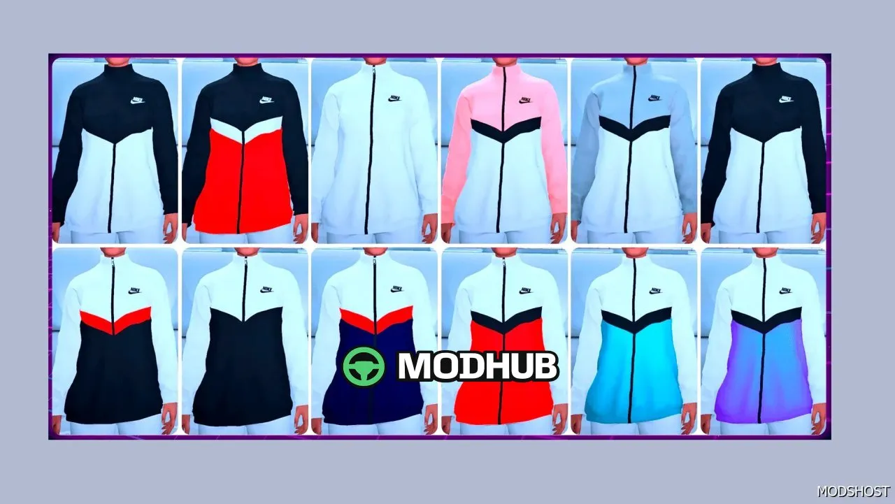 Stylische Windjacke für MP Female GTA 5 Spieler-Mod