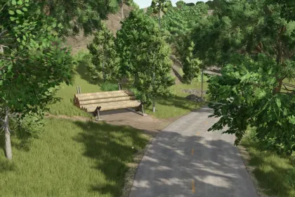 Effizientes Holzlager für Farming Simulator 25